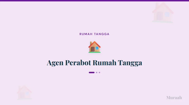 Agen Perabot Rumah Tangga - referensi visual