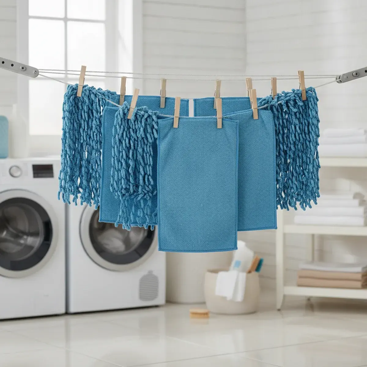 Perawatan kain pel microfiber setelah dipakai