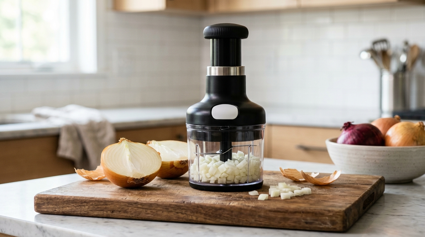 Alat Pemotong Bawang: Anti Nangis & Hemat Waktu