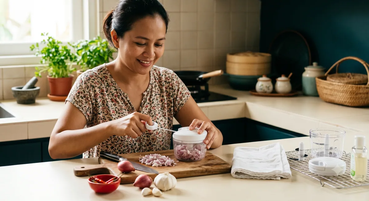 Cara Menggunakan dan Merawat Alat Potong Bawang Mini agar Awet