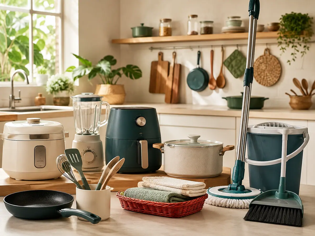 Jenis-jenis Alat Rumah Esensial: Dari Dapur Sampai Kebersihan