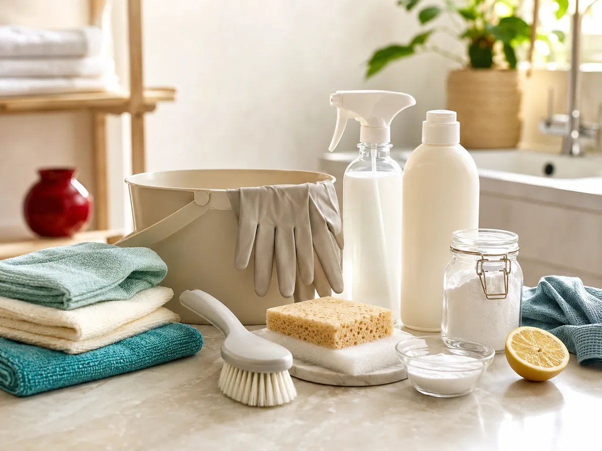 Alat dan Bahan Wajib untuk Kamar Mandi Bersih Berkilau