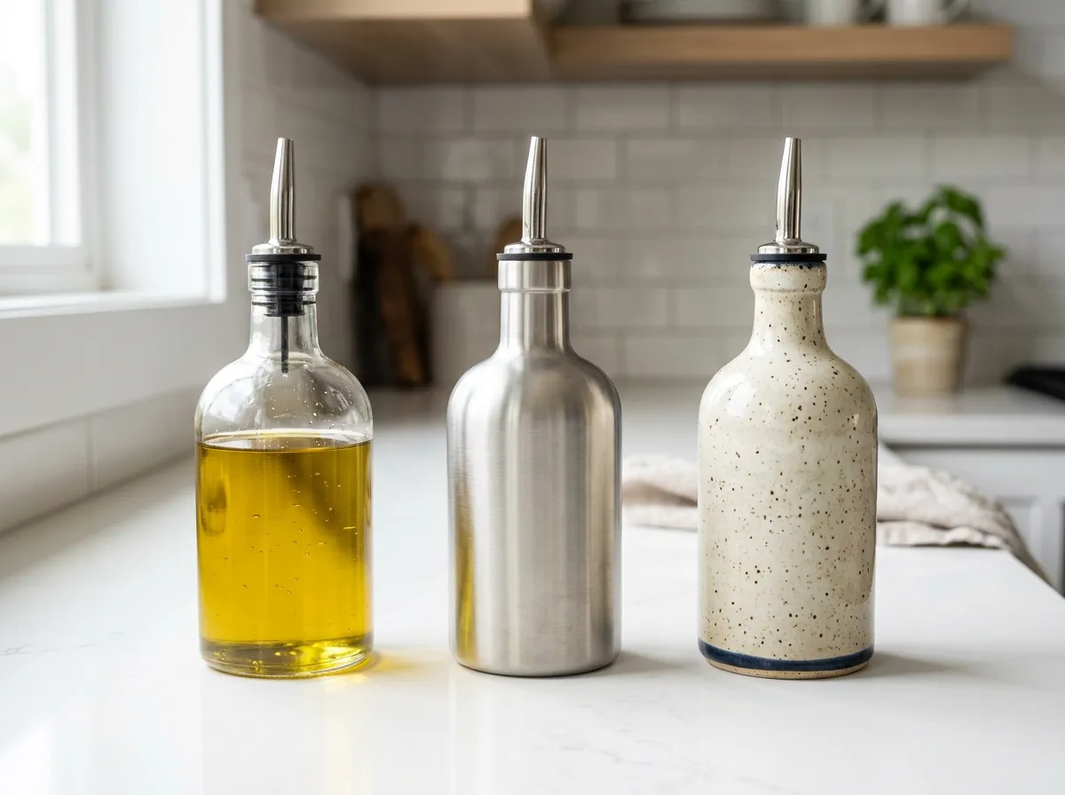 Jenis Material Botol Minyak Dapur