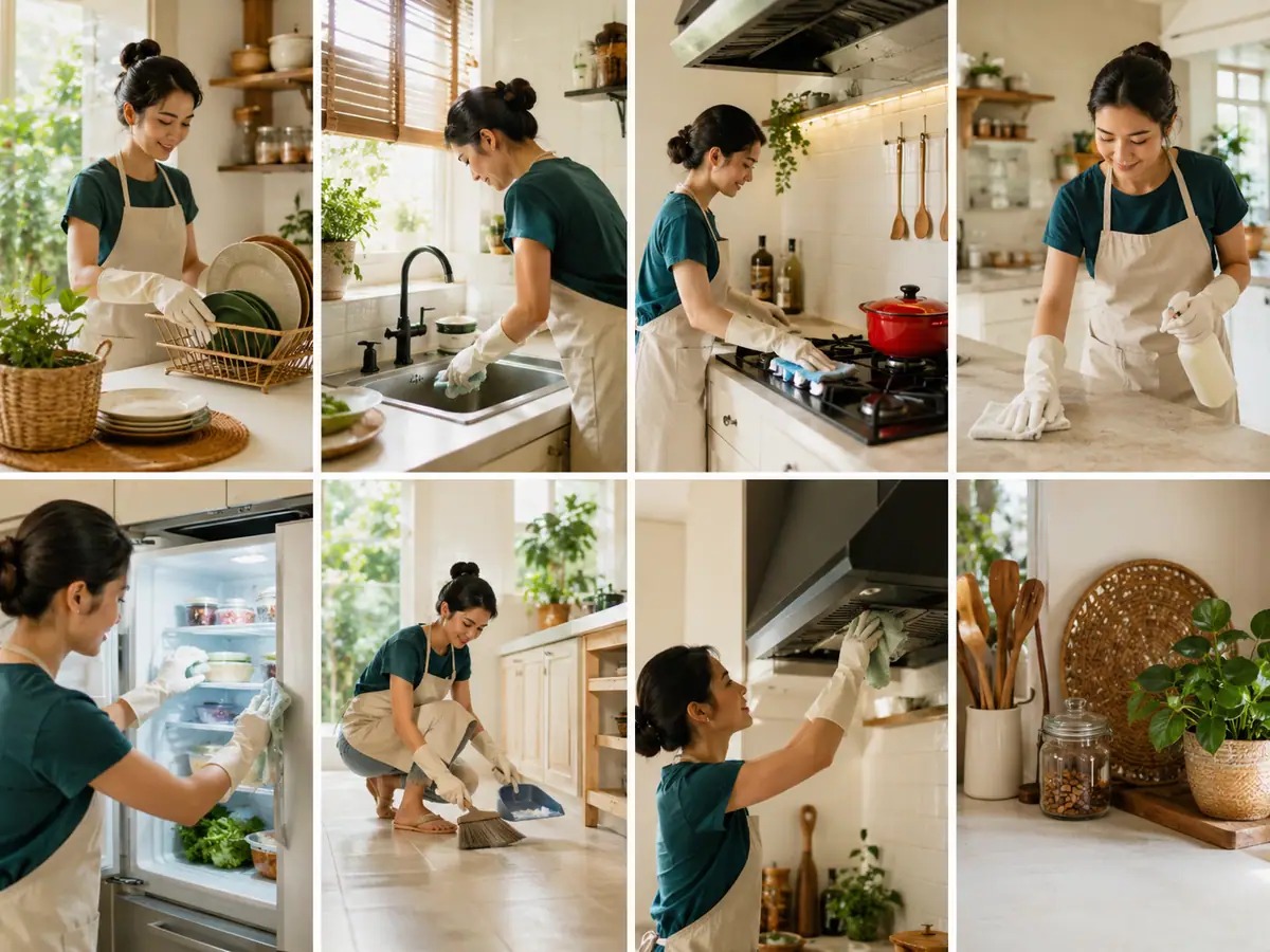 Langkah-Langkah Membersihkan Dapur Secara Menyeluruh