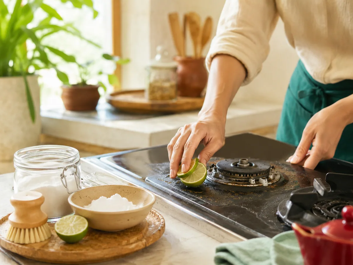 Cara Membersihkan Kerak di Kompor dengan Bahan Alami: Solusi Ramah Lingkungan
