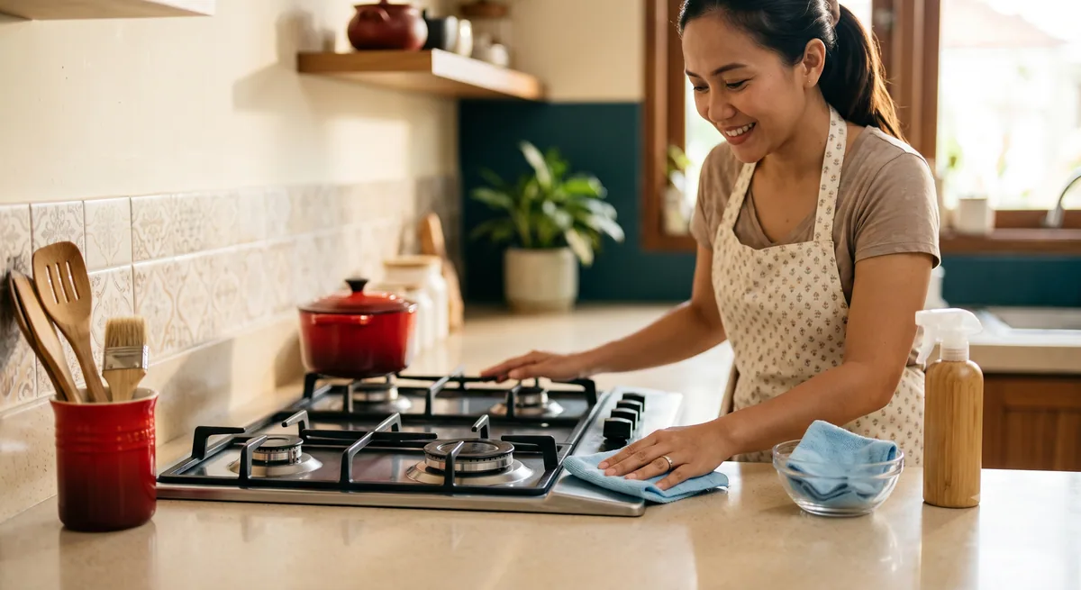 Tips Perawatan Kompor Agar Bebas Kerak Lebih Lama