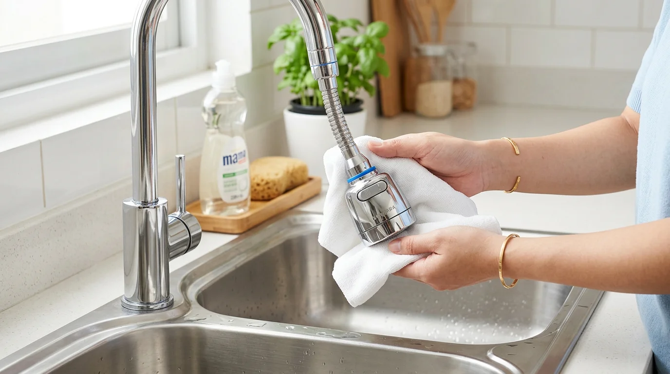 Cara membersihkan keran air yang berkarat dan berkerak menggunakan bahan alami