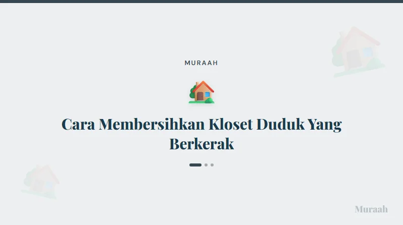 Cara Membersihkan Kloset Duduk Yang Berkerak - referensi visual
