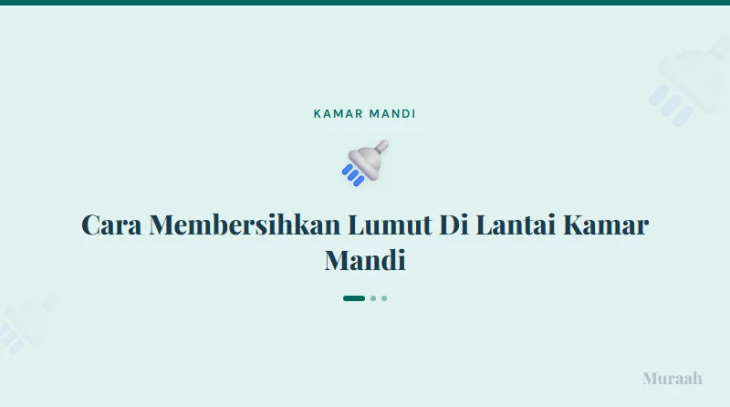Cara Membersihkan Lumut Di Lantai Kamar Mandi - referensi visual
