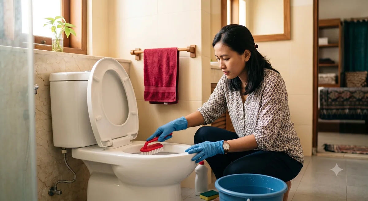 Kesalahan Umum dalam Membersihkan Toilet Duduk yang Harus Dihindari