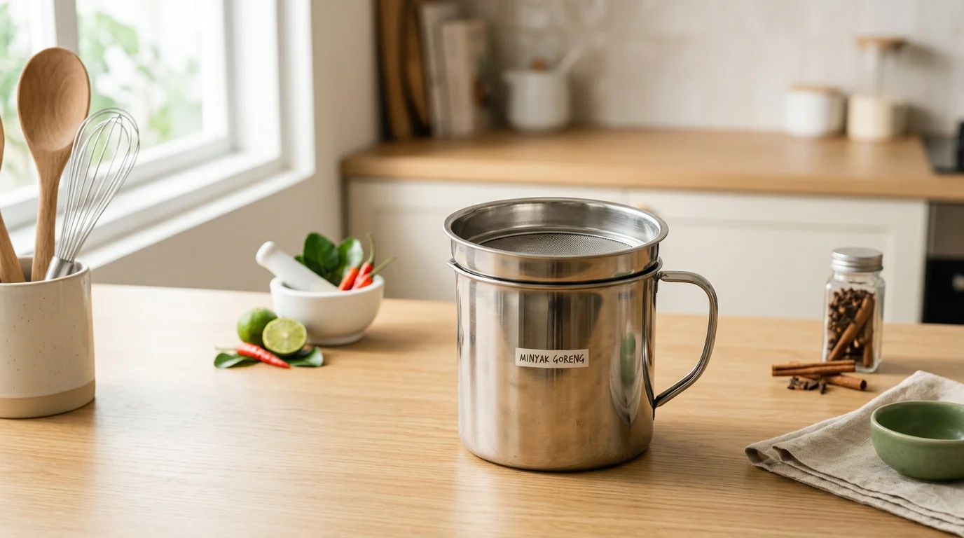 Cara menghilangkan bau minyak goreng di dapur menggunakan bahan alami seperti cuka dan kulit jeruk