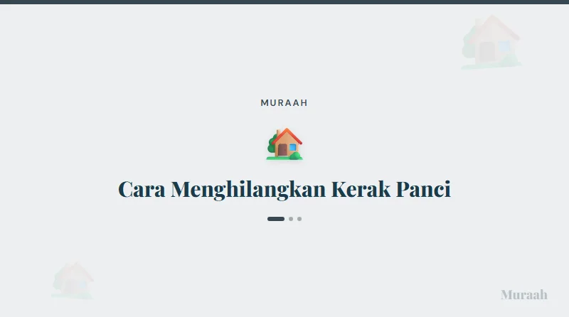Cara Menghilangkan Kerak Panci - referensi visual