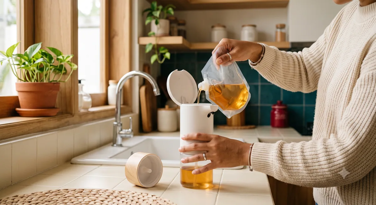 Cara Isi Ulang Soap Dispenser Otomatis (Touchless)