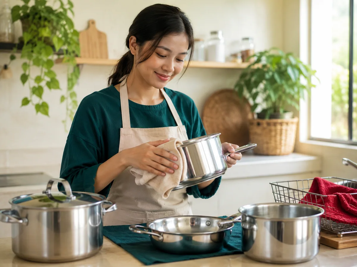 Cara Merawat Peralatan Dapur Stainless Steel