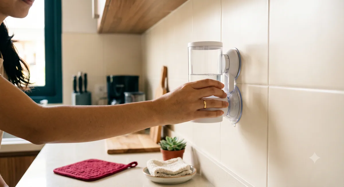Langkah Pemasangan dengan Suction Cup