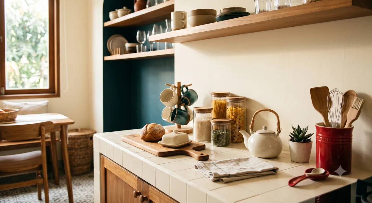 Tips Dapur Kecil Tetap Aesthetic