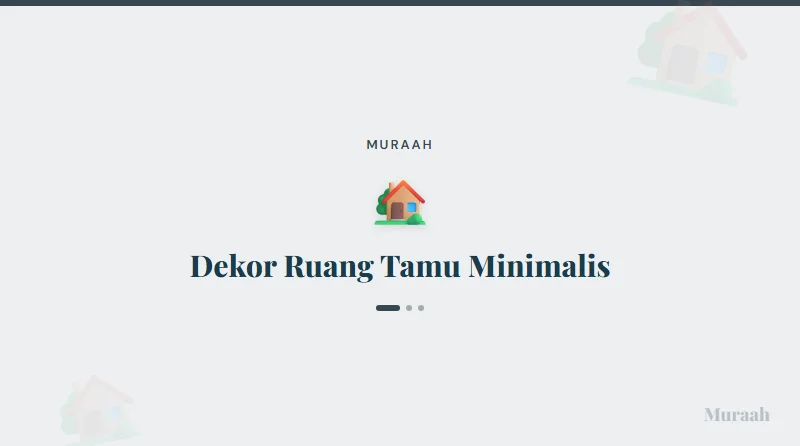 Dekor Ruang Tamu Minimalis - referensi visual