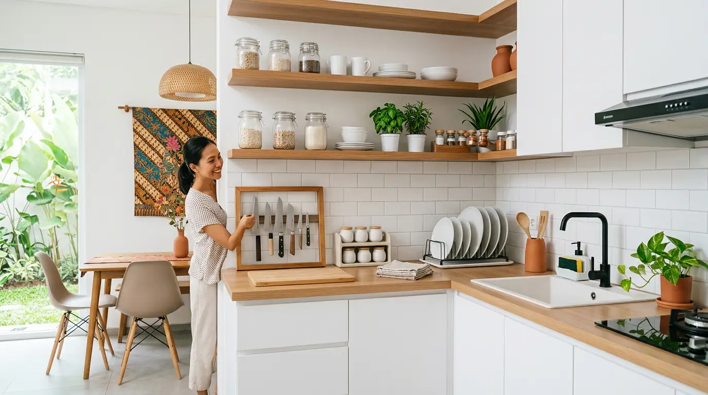 Dekorasi Dapur Minimalis: Cantik, Rapi & Fungsional