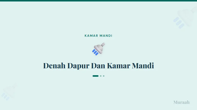 Denah Dapur Dan Kamar Mandi - referensi visual