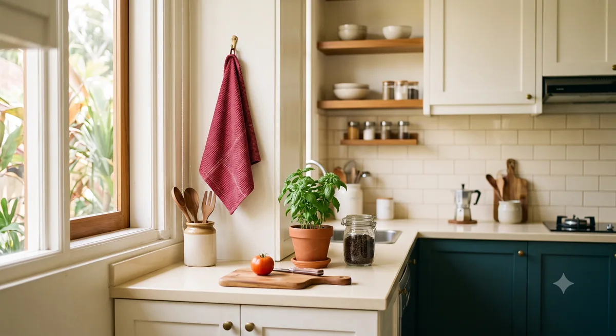 Warna dan Pencahayaan: Kunci Dapur Kecil Terasa Luas