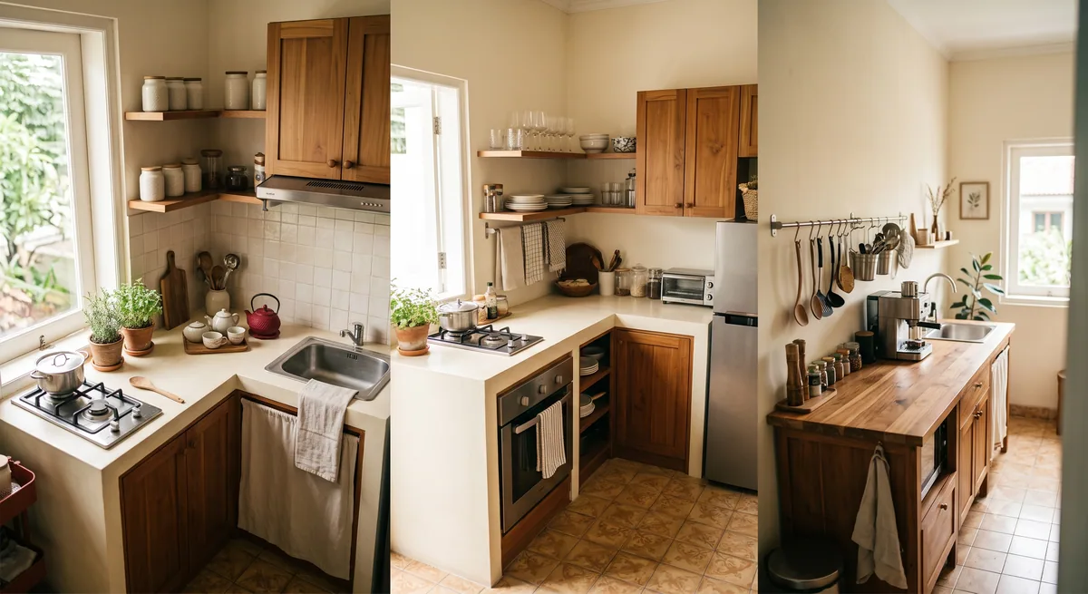 Ide Desain Dapur Kecil Berdasarkan Bentuk: L, U, atau Galley