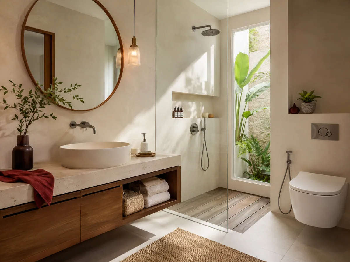 Variasi Desain Kamar Mandi Minimalis dan Modern ala Pinterest
