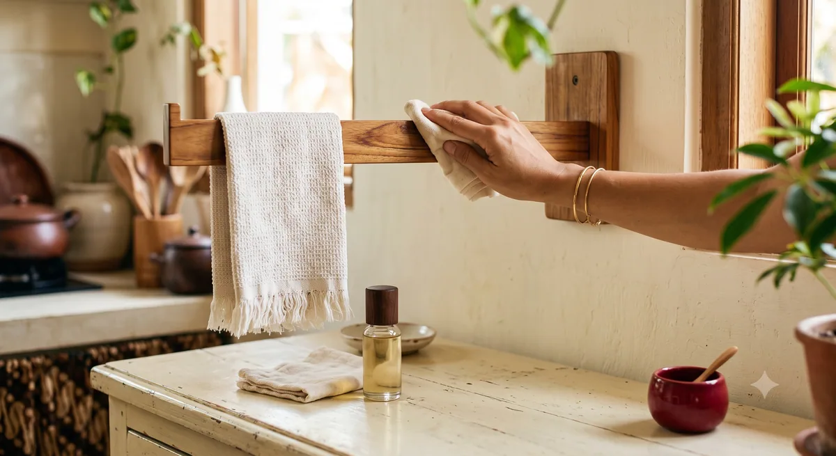 Perawatan Gantungan Handuk Kayu Agar Tahan Lama dan Tetap Cantik