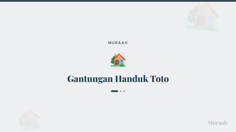 Gantungan Handuk Toto - referensi visual