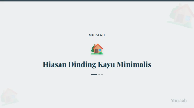 Hiasan Dinding Kayu Minimalis - referensi visual