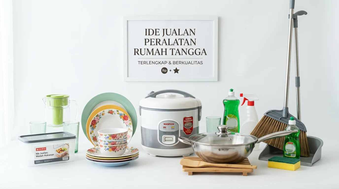 Ide Jualan Peralatan Rumah Tangga: Produk Laris & Untung Besar