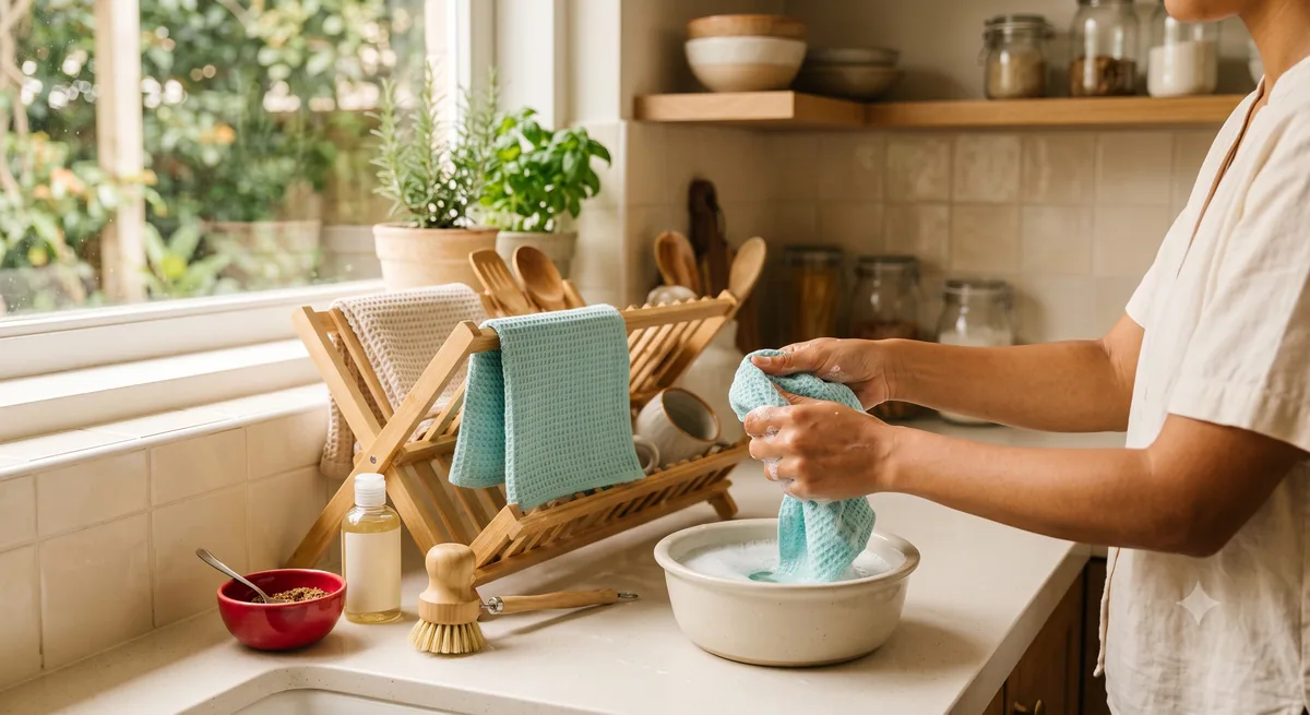 Cara Merawat Kain Lap Dapur agar Tetap Awet dan Higienis