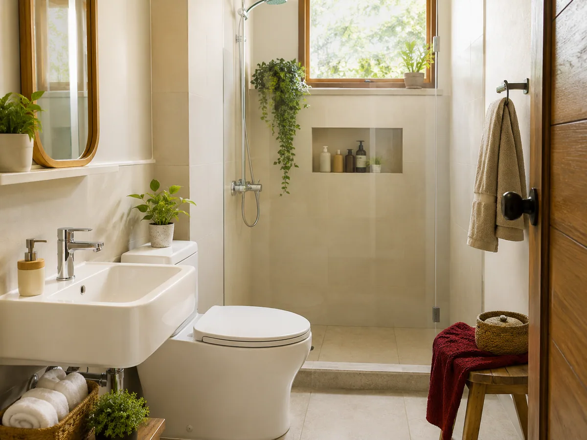 Tips Menata Kamar Mandi Minimalis Ukuran 2x2 Agar Terlihat Luas