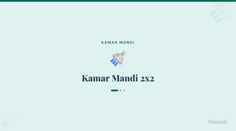 Kamar Mandi 2x2 - referensi visual