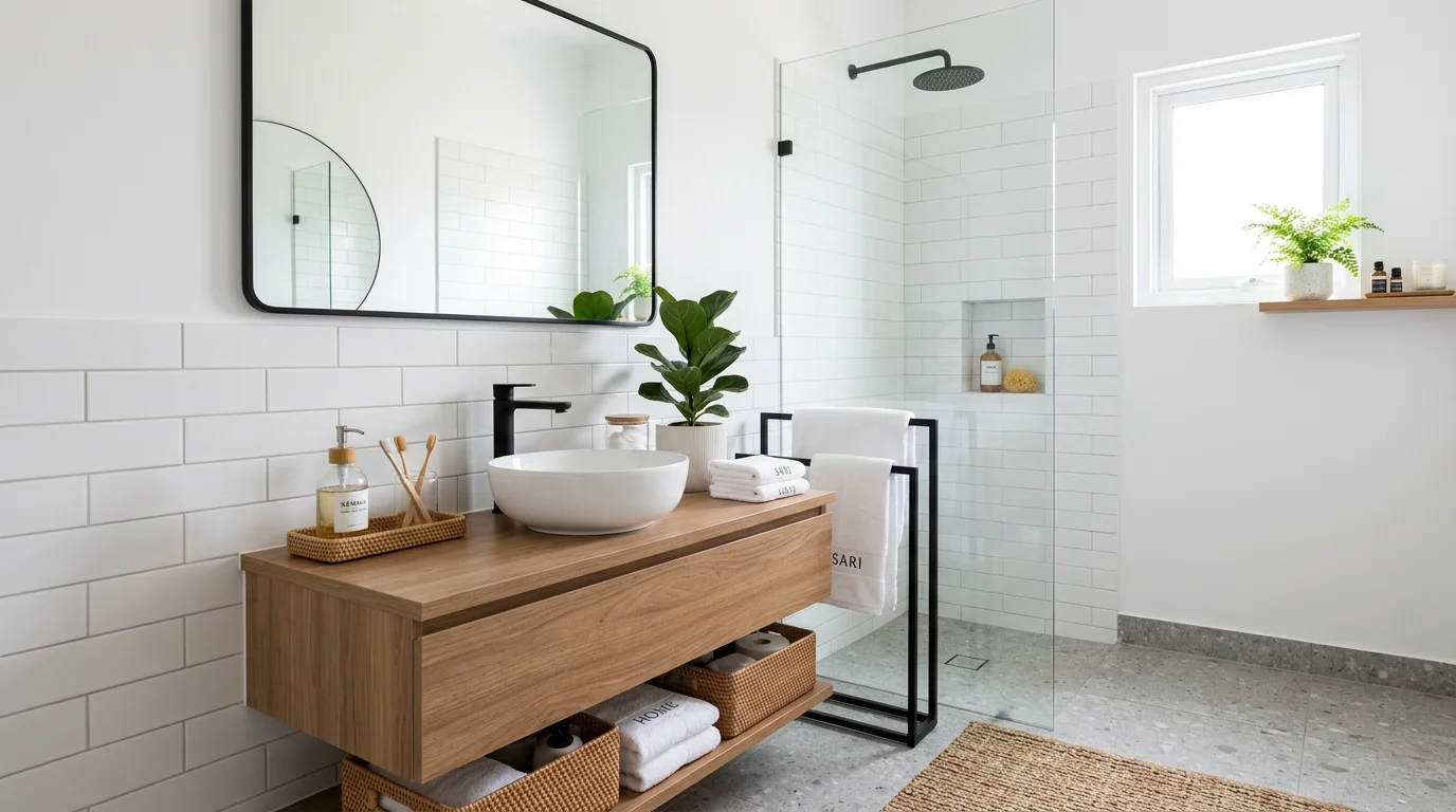 Kamar Mandi Aesthetic - referensi visual