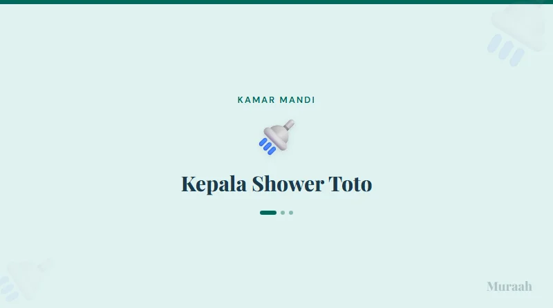 Kepala Shower Toto - referensi visual
