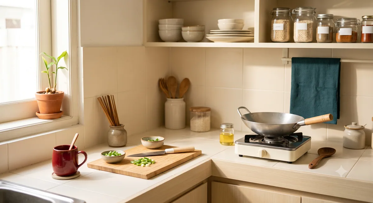 Sistem Zona: Kunci Efisiensi Dapur Jepang