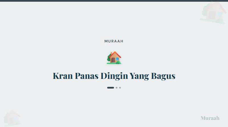 Kran Panas Dingin Yang Bagus - referensi visual