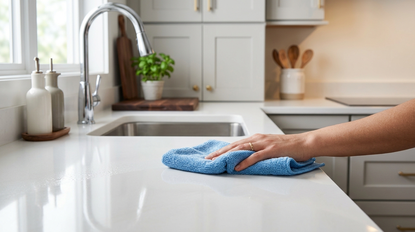 Lap Microfiber Dapur: Bersihkan Minyak & Noda Me...