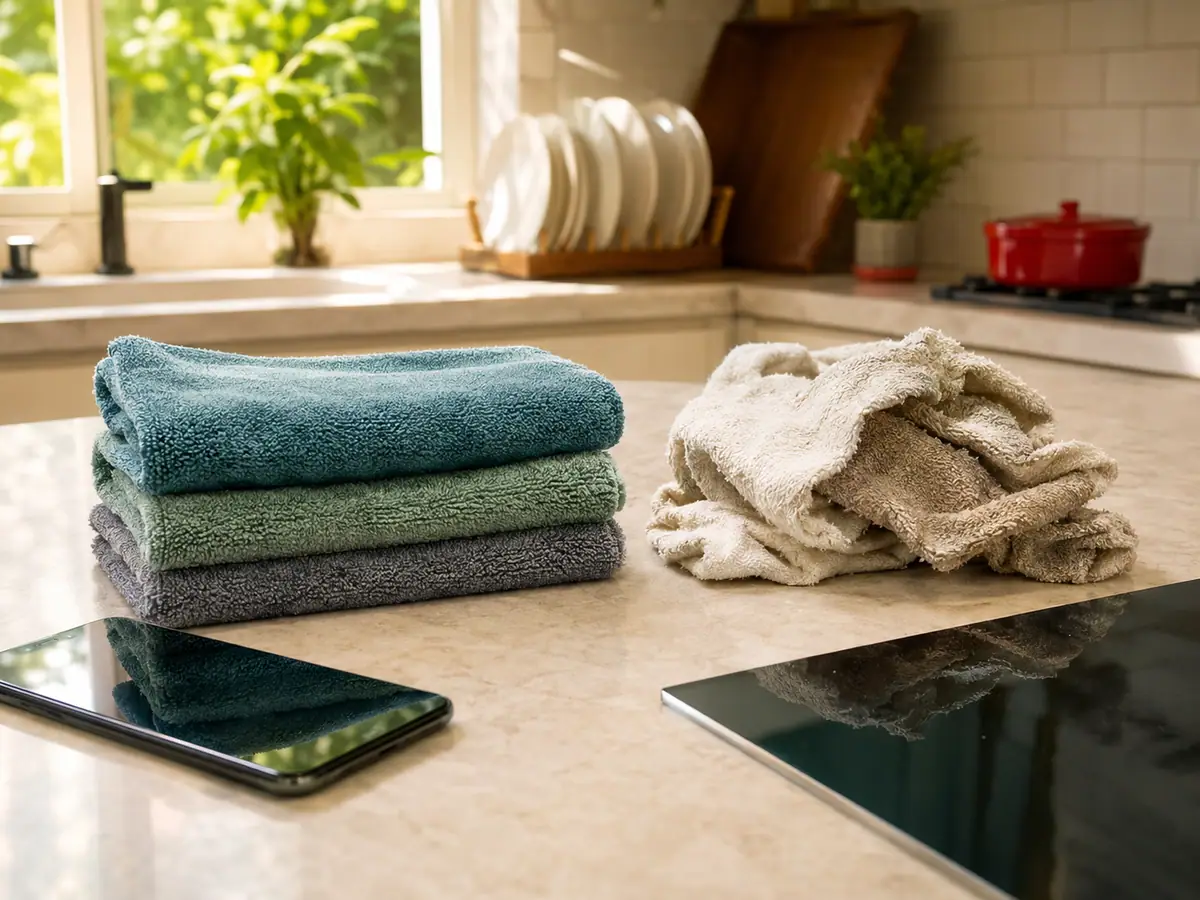 Tabel Perbandingan Lengkap: Lap Microfiber vs Lap Biasa