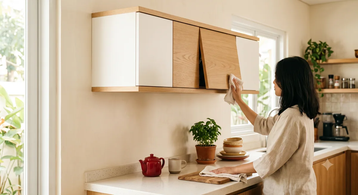 Tips Perawatan Lemari Dapur Gantung Agar Awet dan Selalu Tampak Baru
