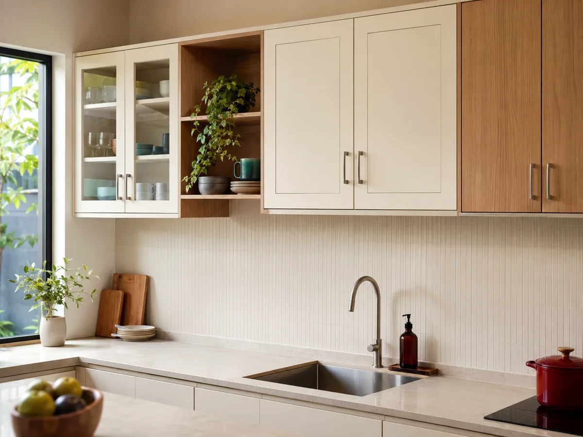 Pilihan Material dan Desain Lemari Dapur Gantung yang Sederhana tapi Fungsional