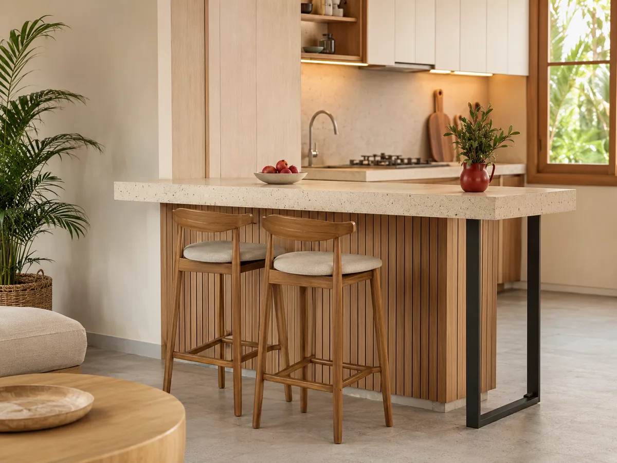 Ragam Desain dan Material Meja Bartender Dapur Minimalis yang Memukau