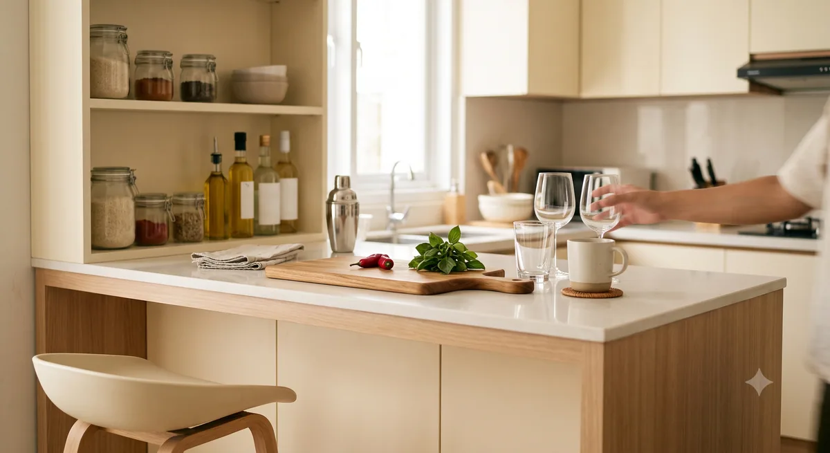 Cara Menata dan Merawat Meja Bar Dapur Minimalis agar Selalu Indah dan Fungsional