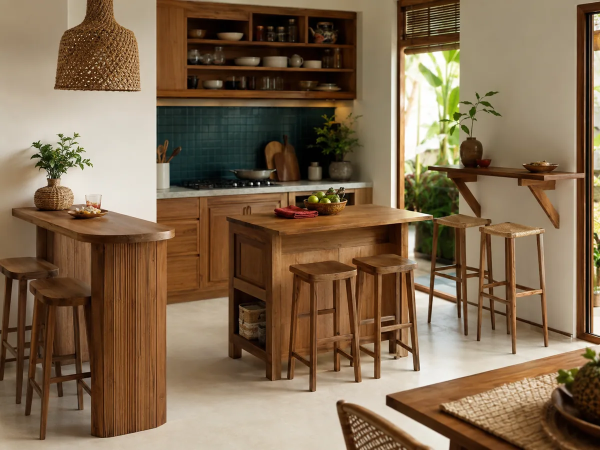 Jenis-Jenis Mini bar dapur kayu yang Umum Ditemukan