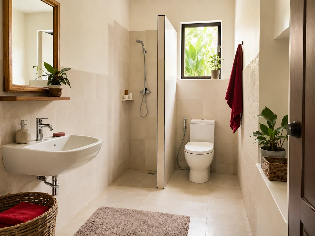 Inspirasi Desain Kamar Mandi dan WC Sederhana yang Fungsional