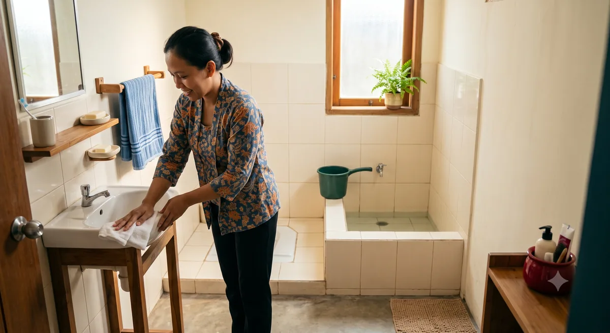 Menjaga Kebersihan dan Kenyamanan Kamar Mandi Sederhana