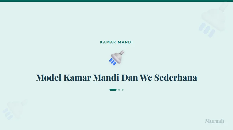 Model Kamar Mandi Dan Wc Sederhana - referensi visual