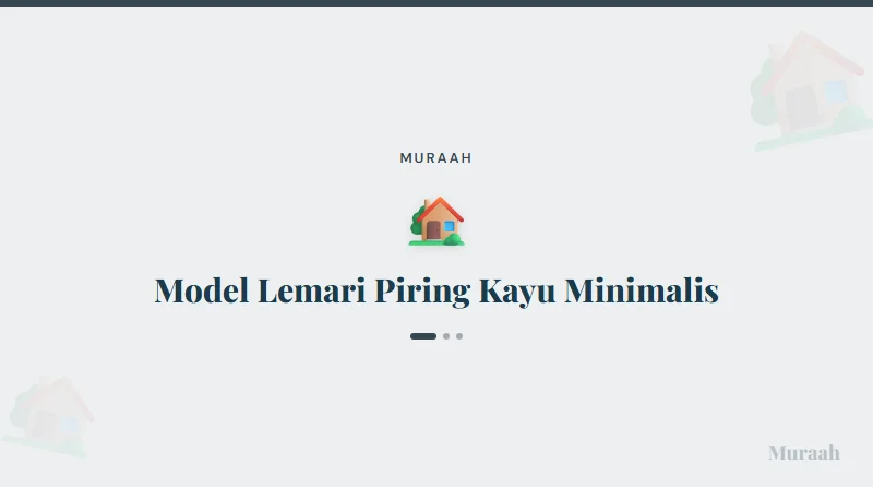 Model Lemari Piring Kayu Minimalis - referensi visual