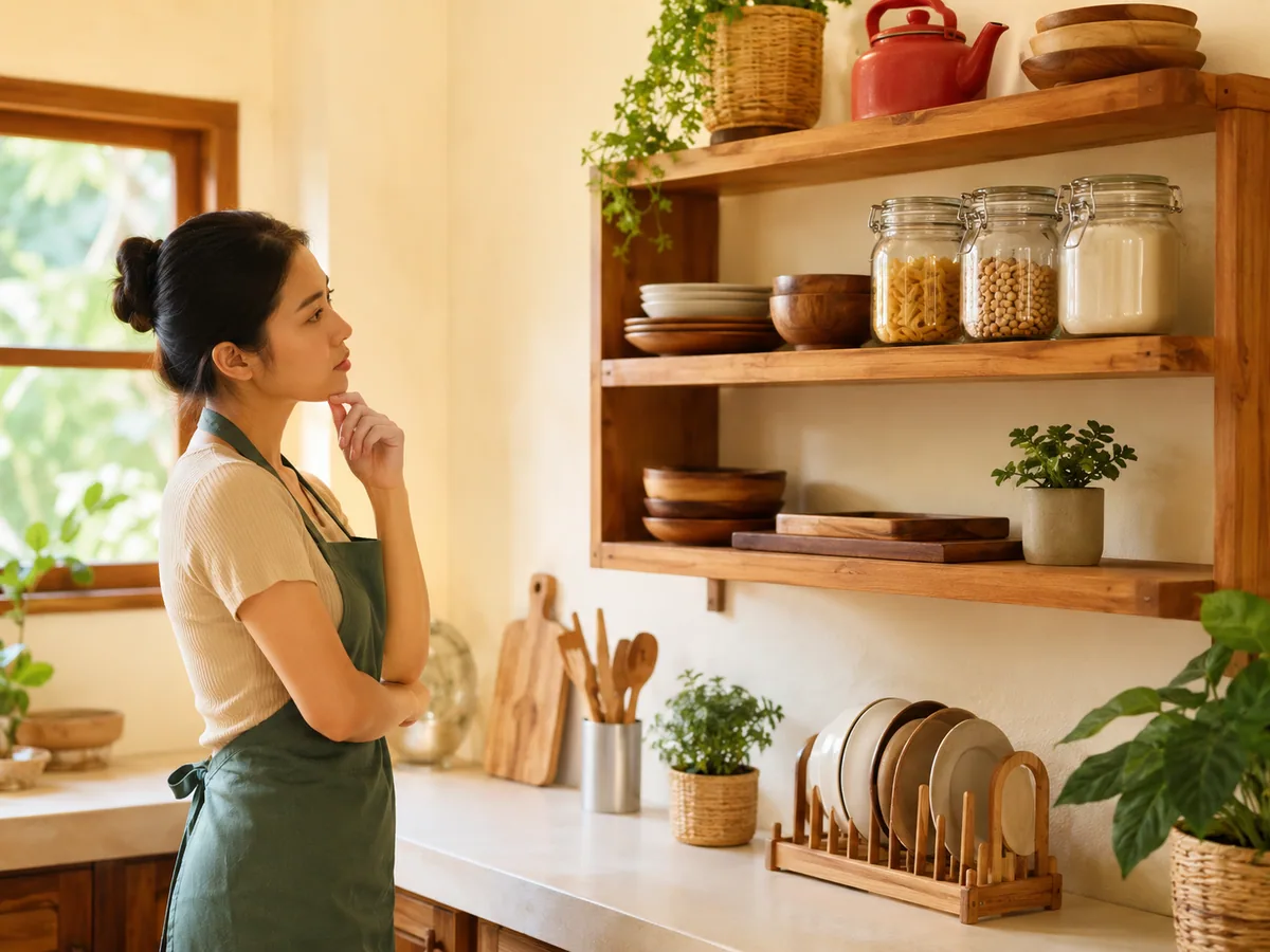 Kesalahan Umum saat Memilih dan Menggunakan Rak Dapur Kayu