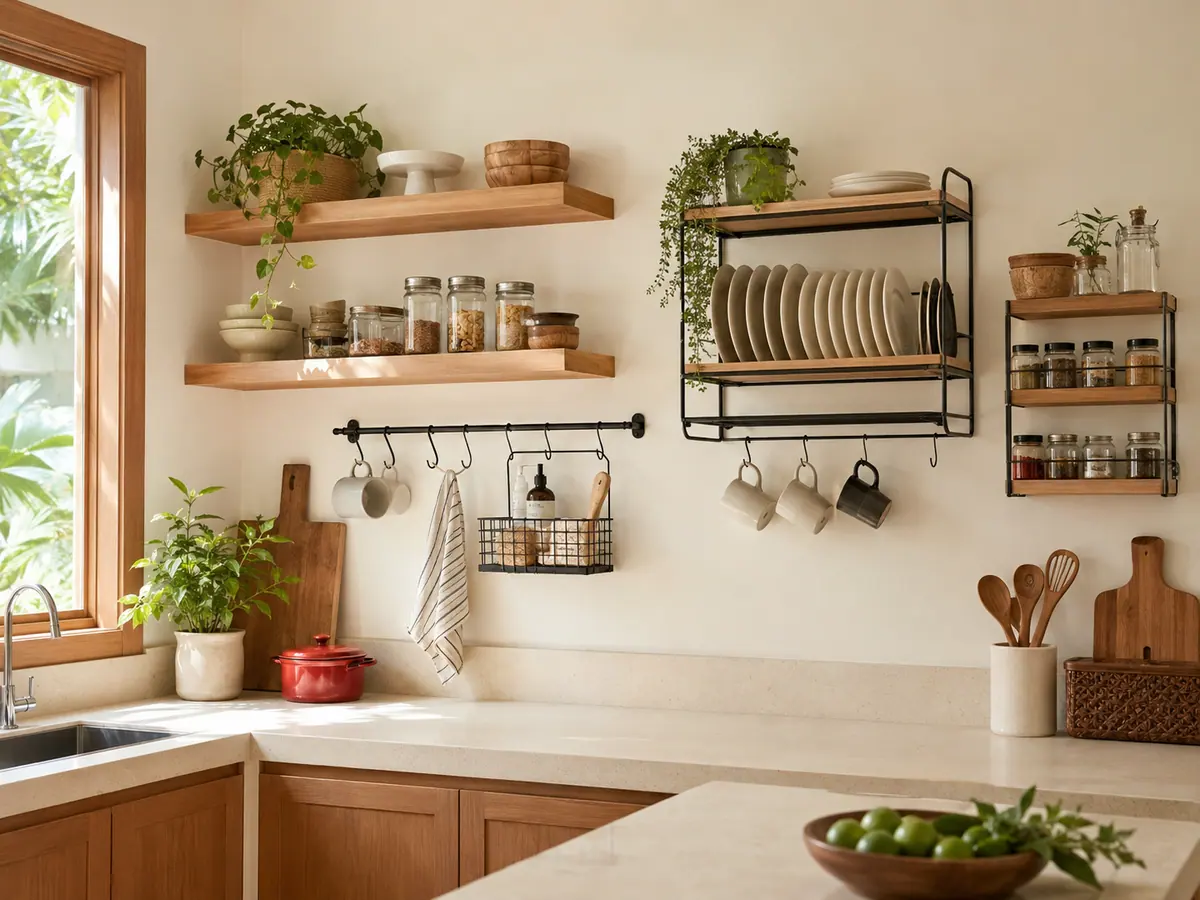 Beragam Pilihan Model Rak Dapur Gantung yang Trendi dan Fungsional